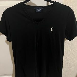 Polo by Ralph Lauren Cotton Tee in Black - Size Medium